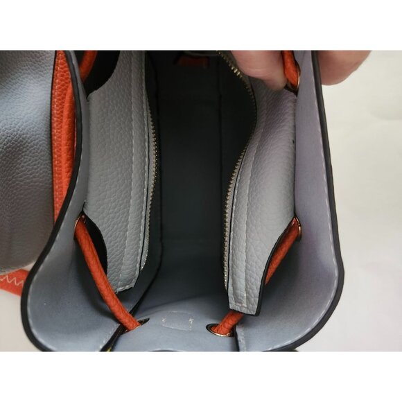 Colorblock Bucket Bag With Adjustable Strap & Drawstring Closure Cross Body - Picture 9 of 16